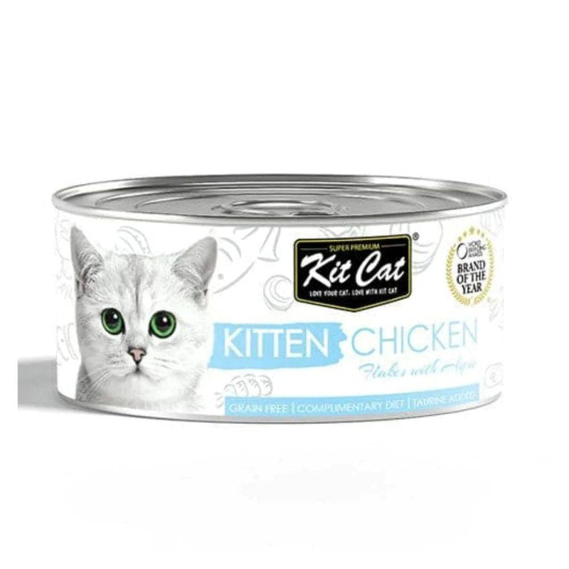 KitCat Wet Food Kitten Chicken 80 g