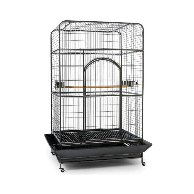 Prevuepet A cage for birds for large and very large breeds, black
