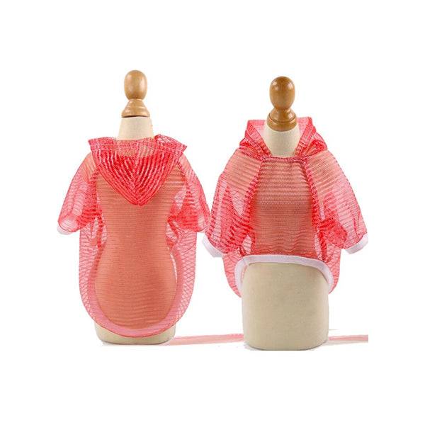 Summer Dog Clothes, Waterproof, Red