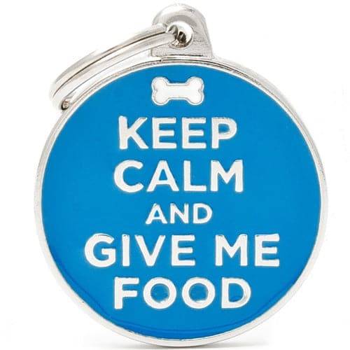 قلادة Keep Calm and Give Me Food