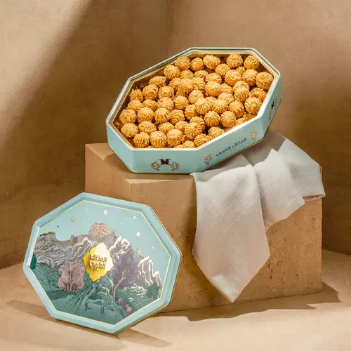Al Mathaq Al Arabi Petit Four Cream Stuffed - Large (550g)