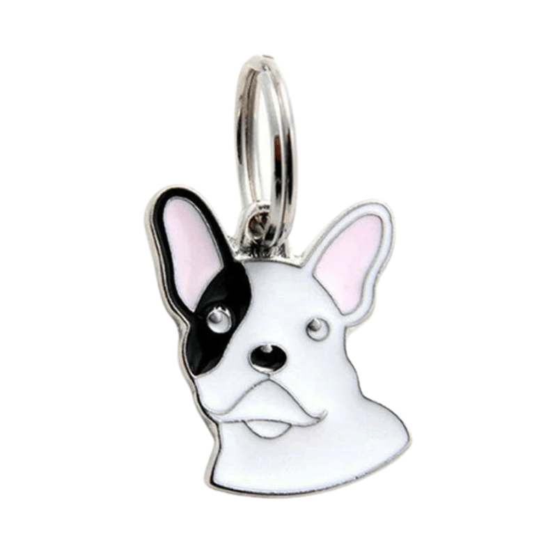 MF Tags BLACK AND WHITE FRENCH BULLDOG