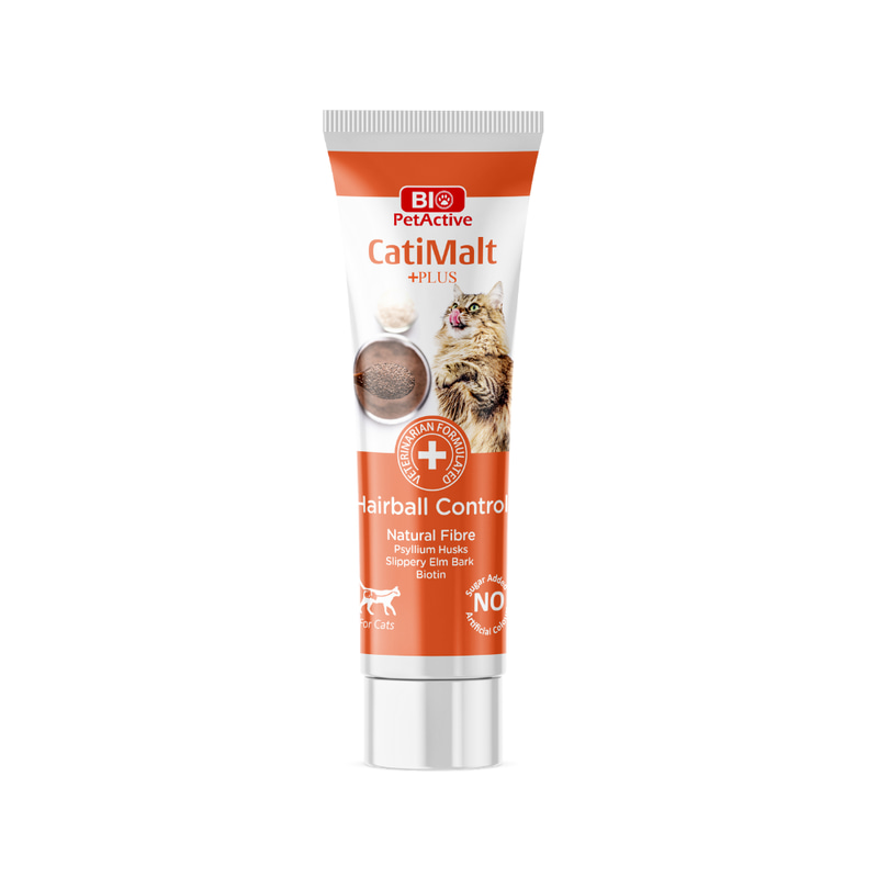 Bio PetActive CatiMalt + Hairball Control Paste for Cats