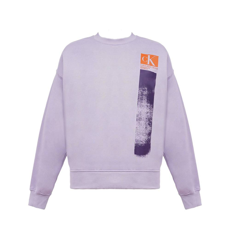 Calvin Klein soft cotton sweatshirt with the brand's logo print