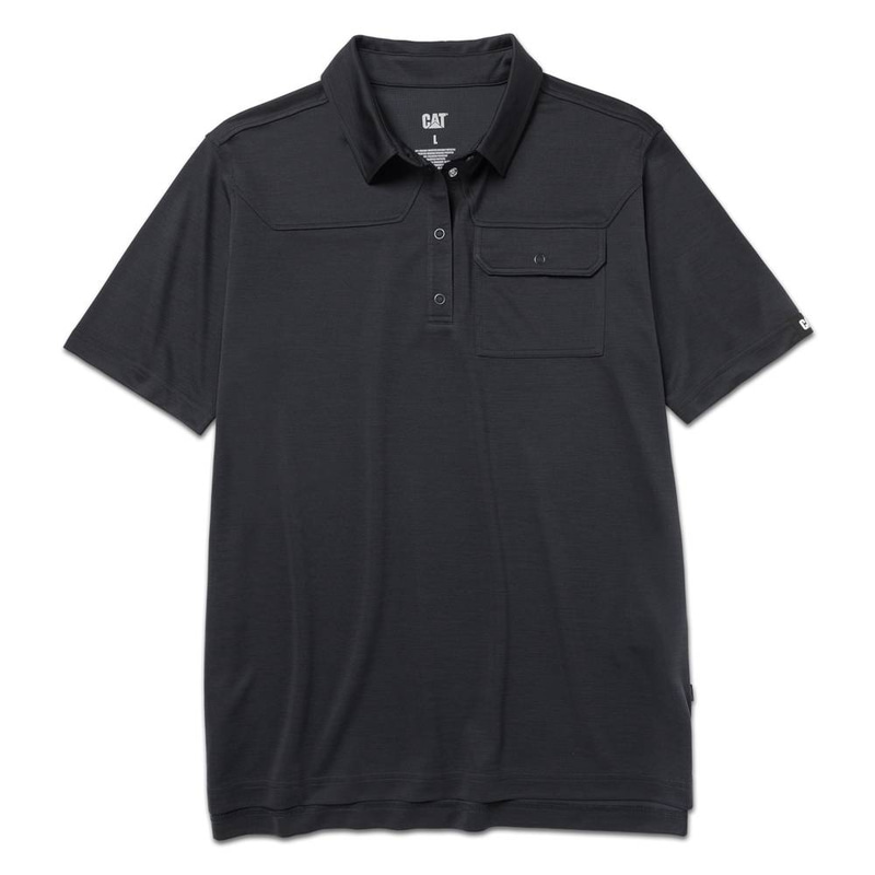 CAT-Cooling Lightweight Pocket Polo T-Shirt For Men