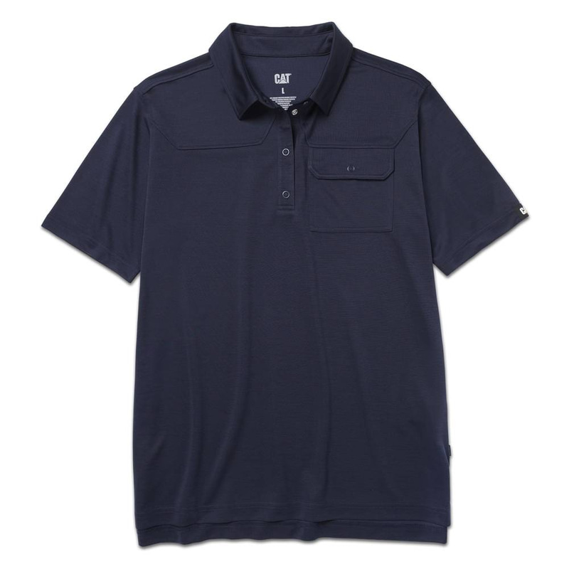 CAT-Cooling Lightweight Pocket Polo T-Shirt For Men
