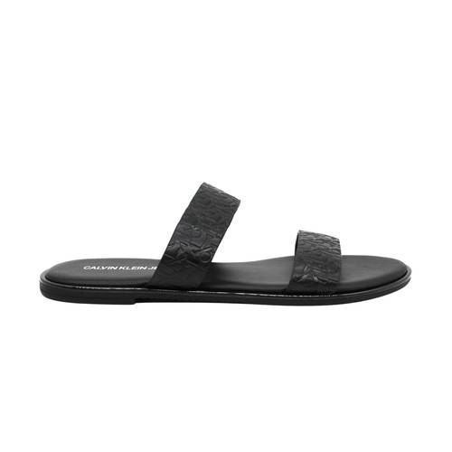 Calvin Klein-FLAT SANDAL TWO STRAPS with brand's logo