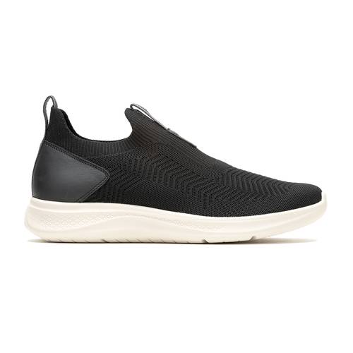 Hush Puppies- Elevate Knit Slip Shoes Bold Black For men