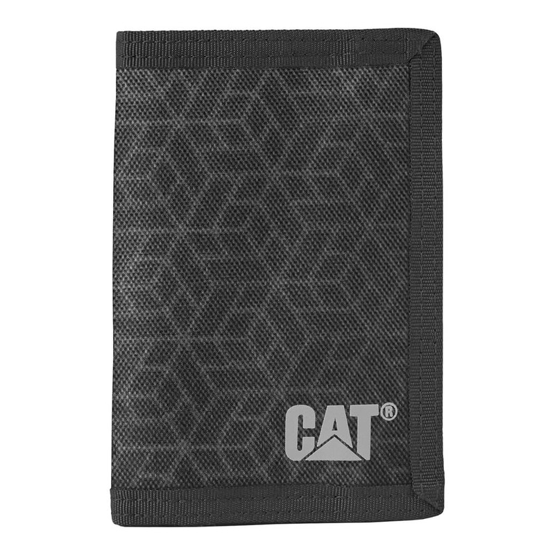 Cat-Wallet Black Embossed