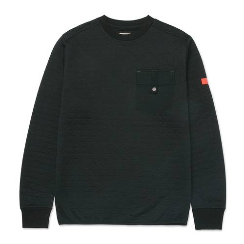 CAT-OPERATION FZE Crew neck padded sweatshirt