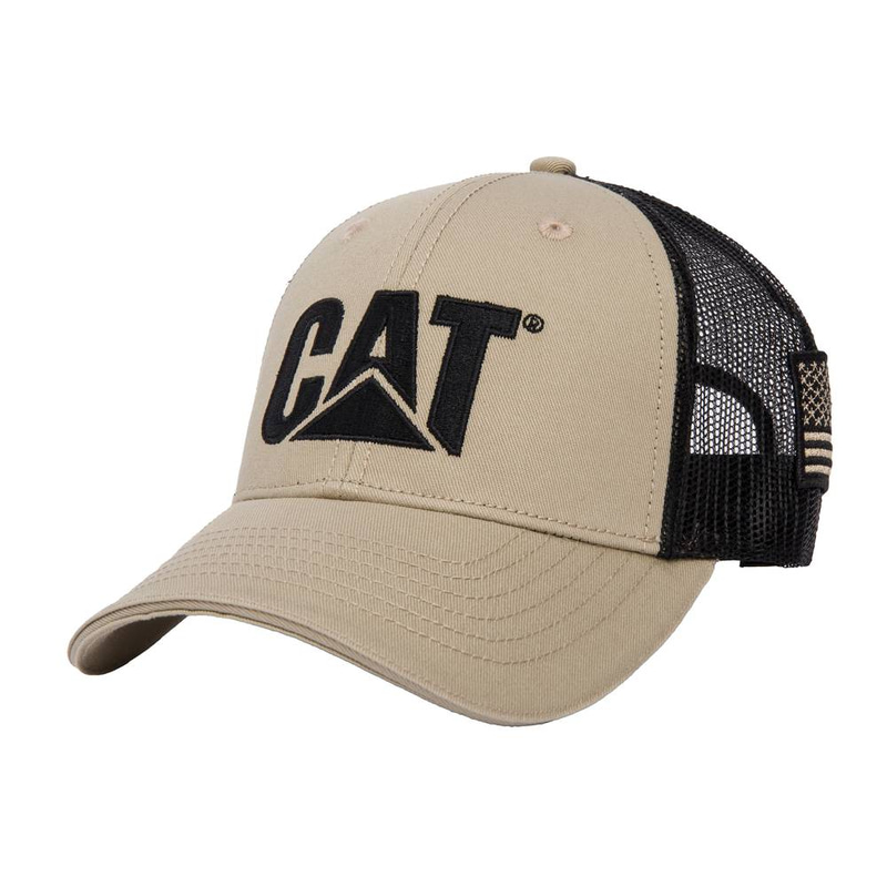 CAT-Logo Flag Hat For Men