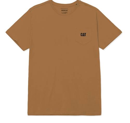 Cat-Foundation Pocket T-Shirt Wit For Men