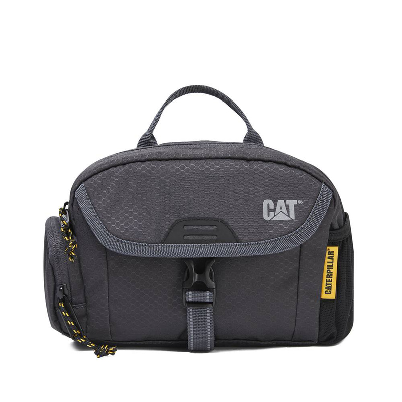 CAT- Fuji Waist Bag,Small Bags,3L,Volcanic Ash Color,300D Poly Hexagonal Ripstop
