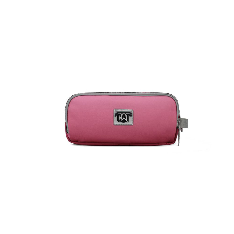 CAT- Pencil Case,Pencil Case,1.5L,Gradient Pink/Grey Color,100% Polyester