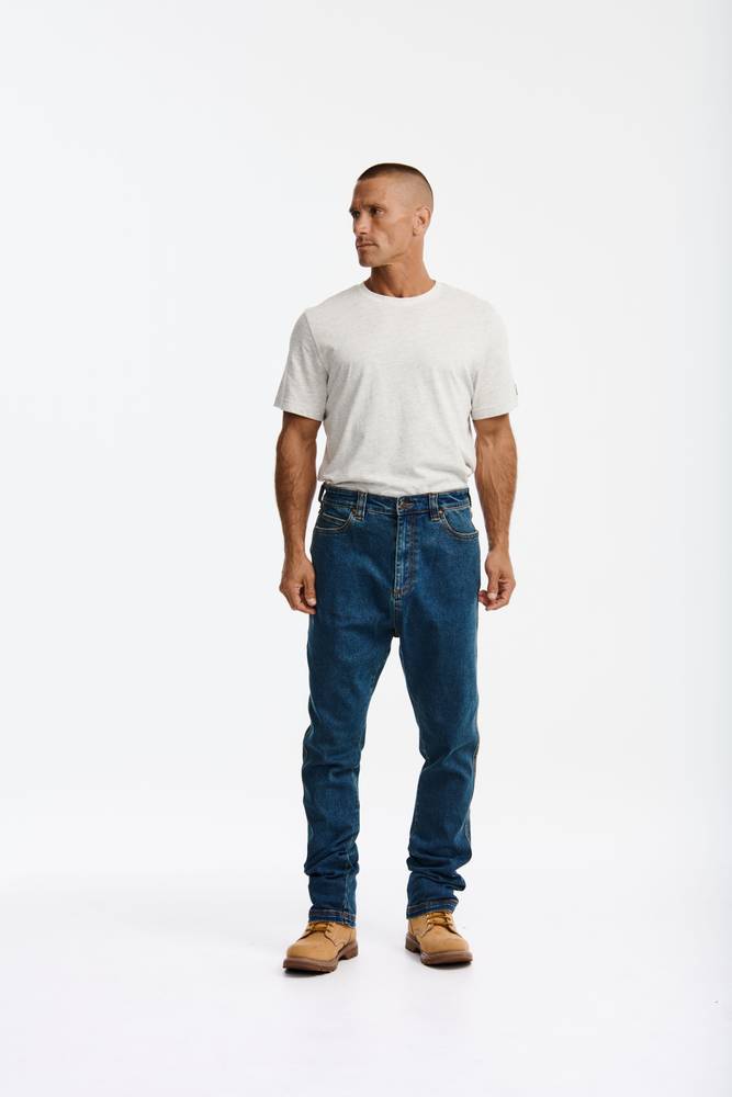 Cat-D1 Straight Leg 5 Pocket Jean Medium Stone Colour For Men