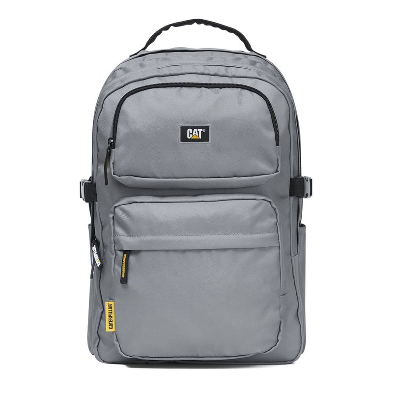 CAT- Seattle Urban Backpack,31L,Mid Grey Color,100% 600D Polyester Pu*2 Co