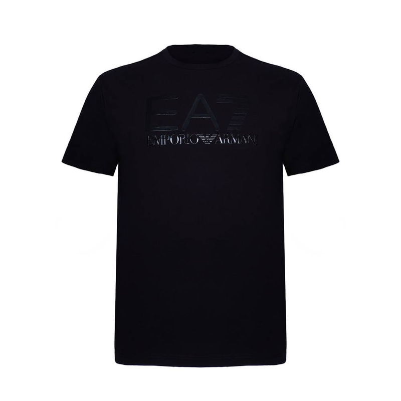 Men's cotton T-shirt with EA7 print