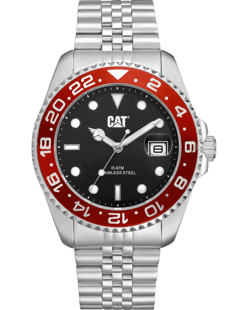 CAT R‑Type Men’s Analog Watch – Stainless Steel