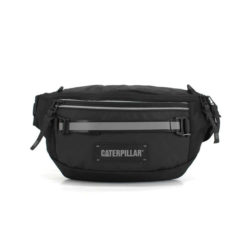 CAT- Utility X Waist Bag,Small Bags,2L,Black/Reflective Color,1680D Polyester, Oversized Diamond Ribstop