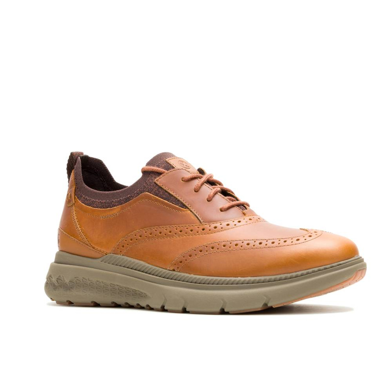 Hush Puppies-Excel Wingtip Shoes For Men
