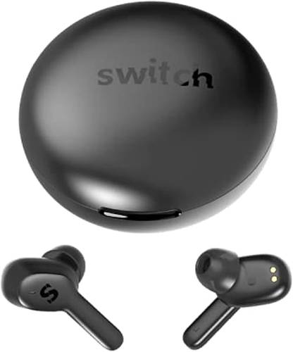 سماعة Switch TruBudz Quiet ANC TWS - تقنية إلغاء الضوضاء - أسود