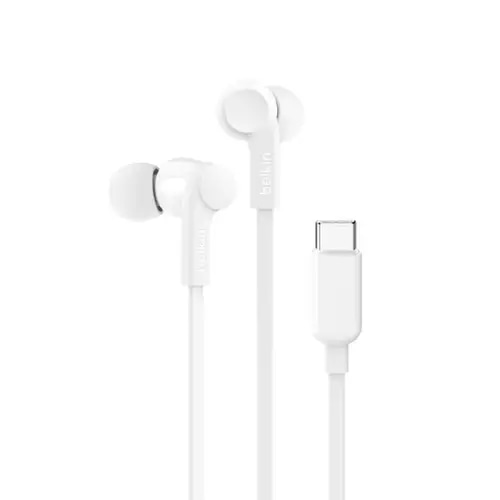 سماعة Belkin SoundForm السلكية USB-C مع ميكروفون مدمج