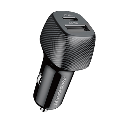 شاحن سيارة Ultimate Drive 38W PD مع منفذين PD - usb