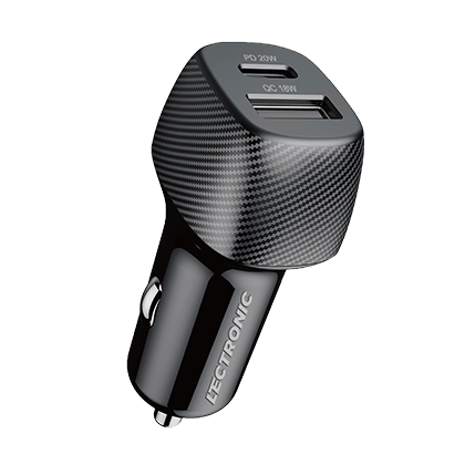 شاحن سيارة Ultimate Drive 38W PD مع منفذين PD - usb
