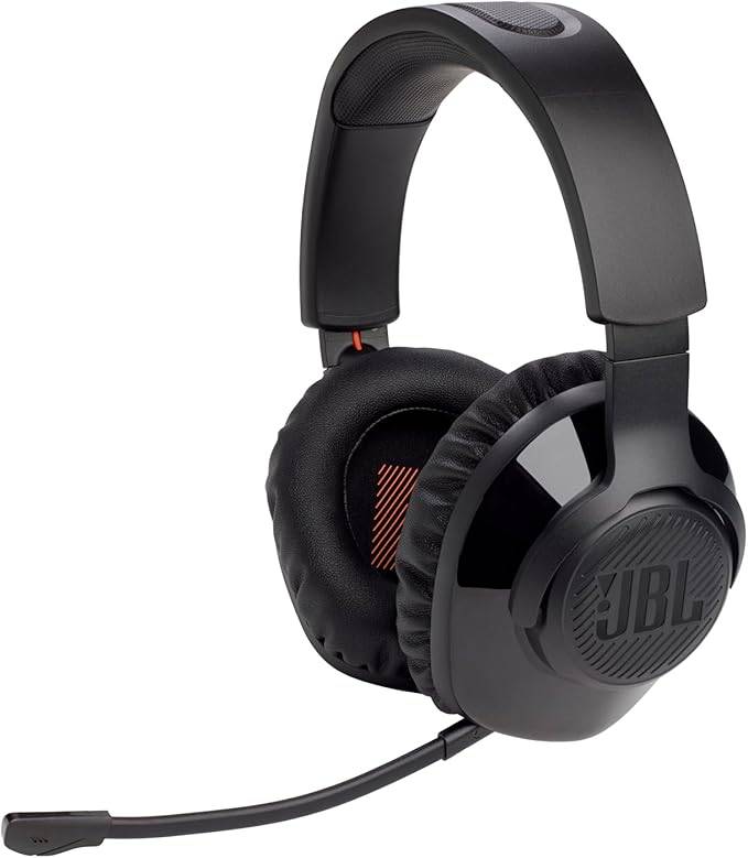 سماعة محيطية للالعاب JBL Quantum 350 لاسلكية للألعاب – صوت سينمائي وميكروفون بوم