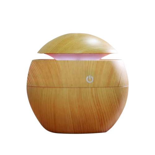 فواحة خشبية مضيئة بتقنية Ultrasonic للترطيب ونشر العطر