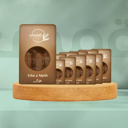بكج شابورة بر سادة 12 عبوة
