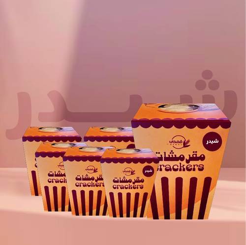 مقرمشات بنكهة شيدر 6 عبوات