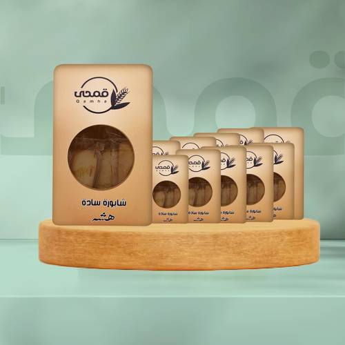 بكج شابورة سادة 12 عبوة