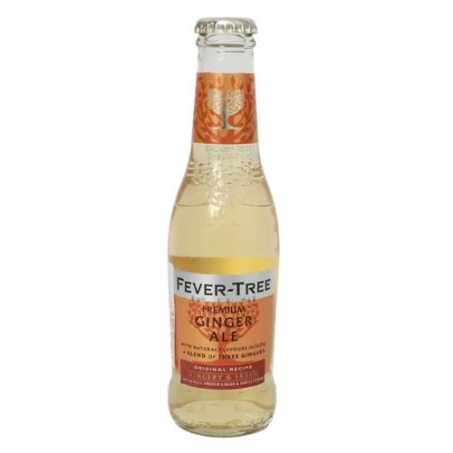 Fever Tree ربطة شراب الزنجبيل الفوار- 200 مل (4 حبات)