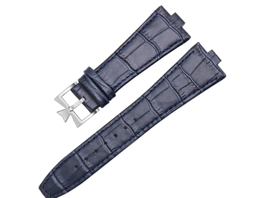 Navy alligator Strap for Vacheron Constantin Oversea
