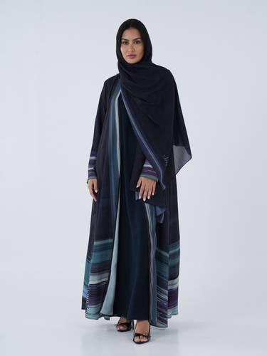 عباية - طباعة ازرق