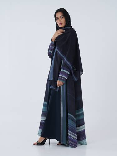عباية - طباعة ازرق