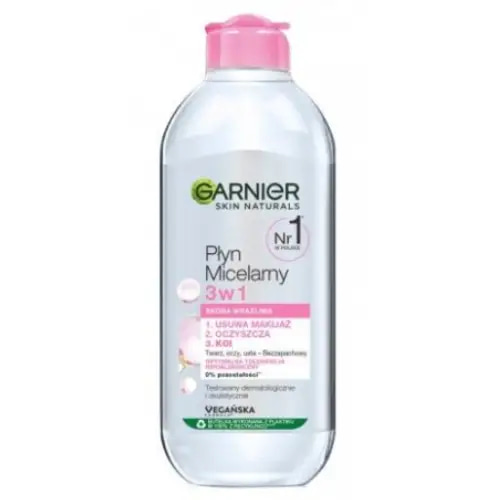 ماء ميسيلار غارنييه Garnier – مزيل مكياج ومنظف للبشرة الحساسة 400 مل