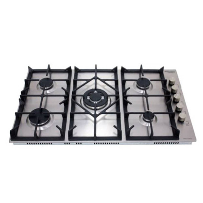   سطح بلت ان غاز SUPER GENERAL  مو/KSGHB9051BGL مقاس 90 سم استيل تركى 5 عيون - مفاتيح جانبية