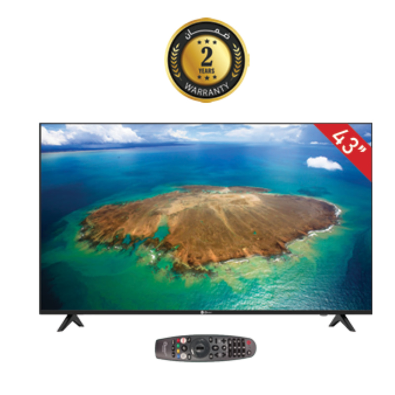 شاشة دانسات43 بوصة - تلفزيون ذكي - FHD - LED - WebOS DTD43UWS أسود