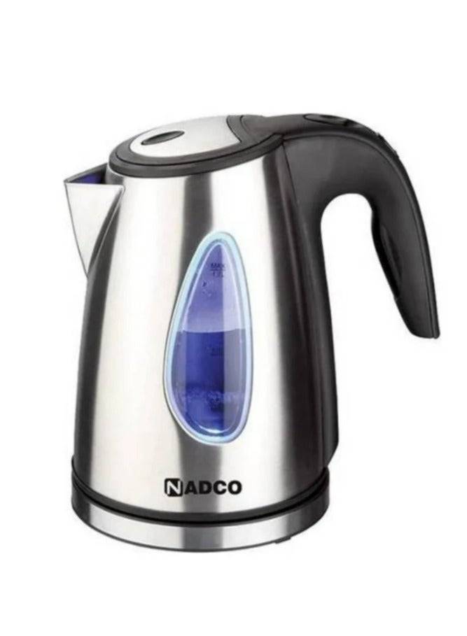 Steel Kettle 1.7 L 300 W 1702 NADCO Silver