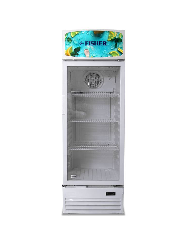 ثلاجة FISHER عرض 11.3 قدم باب واحد 320 لتر ابيض FR-SC320W