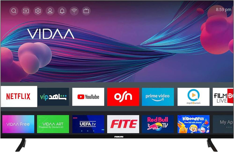 تليفزيون نيكاي سمارت 50بوصة 4K LED UHD VIDAA