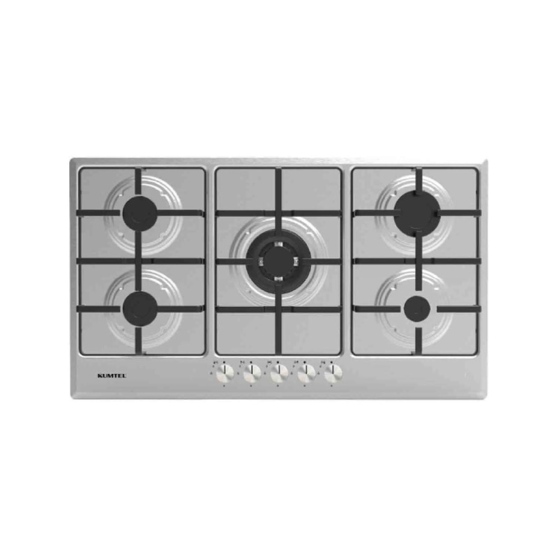   فرن بلت ان OVEN KUMTEL مقاس 60×90 سم استيل ( 5 عيون + 8 وظائف)