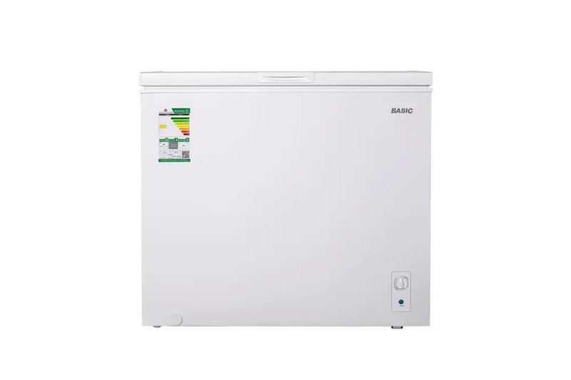   فريزر افقي BASIC م/BCF-M200V مقاس 7 قدم ابيض سعة 198 لتر انفرتر