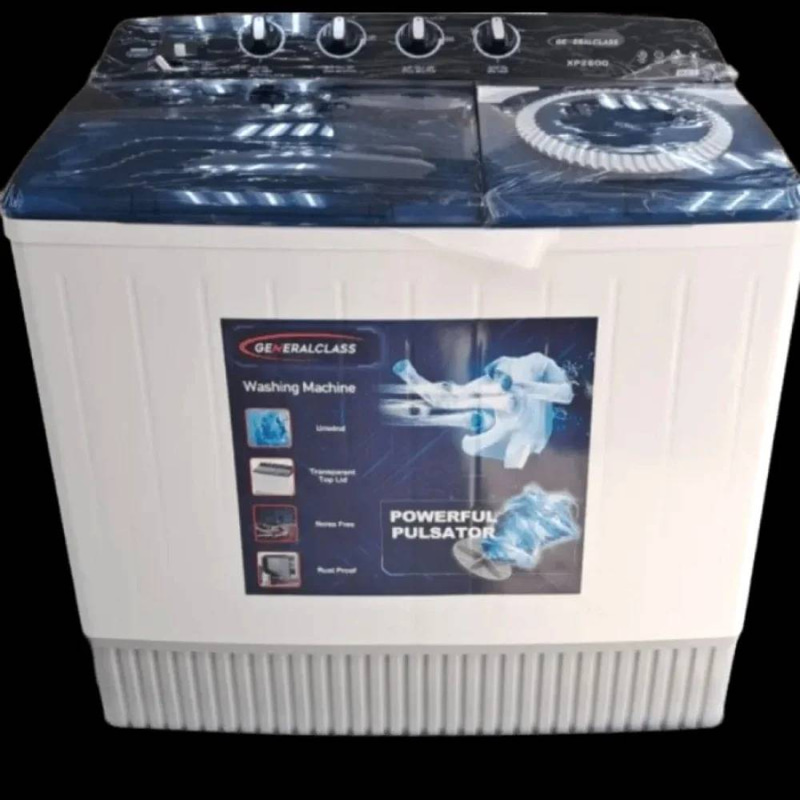   غسالة منزلية حوضين Icon  م/ WMTT2600 سعة 26 كجم ابيض 