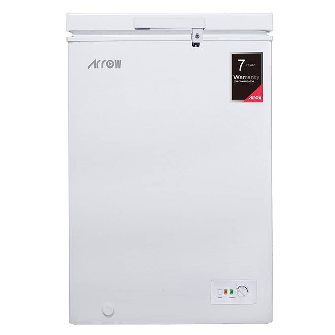   فريزر افقي ARROW  مو/RO-160F مقاس 3.5 قدم ابيض باب علوى - 100 لتر