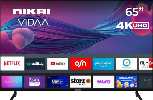 تليفزيون نيكاي سمارت 65بوصة VIDAA UHD 4K LED 