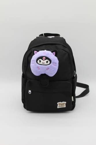 Cat Doll School Backpack - Black