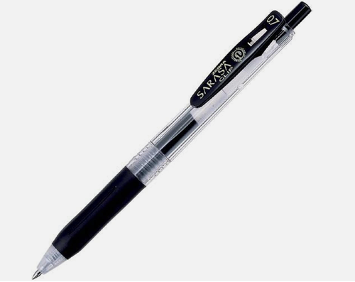 Zebra – Sarasa Clip Bright Gel Ink Pen, 0.7mm, Black Ink